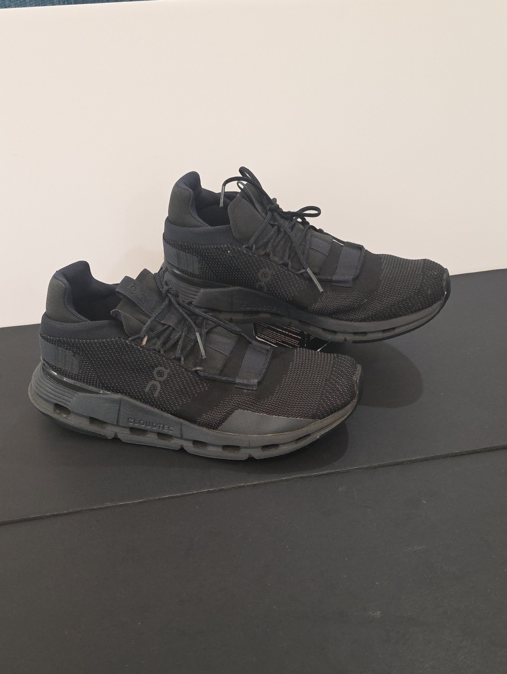 On Running CloudNova Women's Black Performance Sneakers Size 10